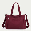 Minimalistic Nylon Tote Bag for Women – Large Handbag for School & Fitness - VOTVO