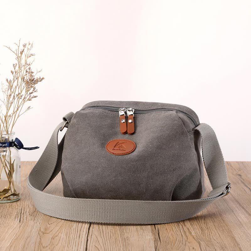 Lightweight Canvas Crossbody Bag for Women | Small Shoulder Purse - VOTVO