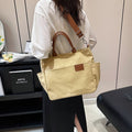 Simple Tote Bag for Women – Daily Portable Canvas Crossbody Bag - VOTVO