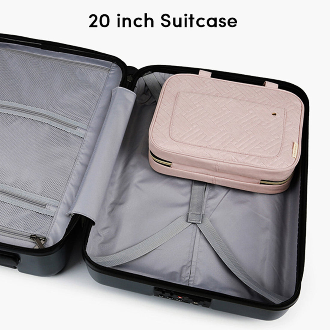 Bonchemin Pink The Space Saver Toiletry Bag - VOTVO
