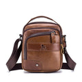 Genuine Leather Vintage Crossbody Bag for Men – Stylish Shoulder Bag - VOTVO