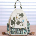 Multifunctional Large Capacity Floral Printed Canvas Backpack | Stylish & Practical for Travel, School, and Daily Use - VOTVO