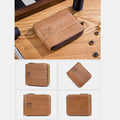RFID Antimagnetic Vintage Genuine Leather Wallet - VOTVO