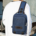Men's Retro Sling Bag – Outdoor Casual Crossbody Chest Bag for Travel & Sport - VOTVO