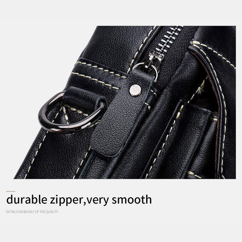 LargeCapacity RealLeather Multifunctional Crossbody Bag - VOTVO