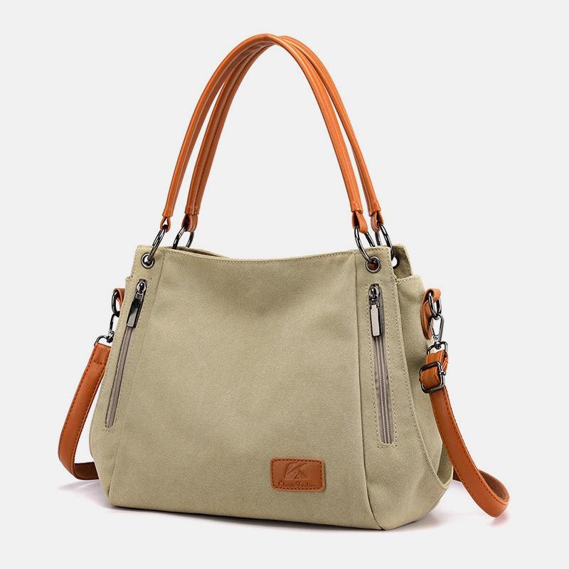 Large Capacity Casual Canvas Crossbody Bag for Women – Stylish & Practical - VOTVO