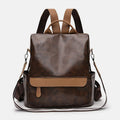 Women's Anti - theft Leather Backpack – Stylish & Secure Travel Handbag - VOTVO