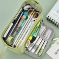 Multifunctional Double Layer Large Capacity Pencil Case for Study & Organization - VOTVO