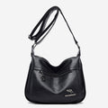 Women’s Soft Leather Double Compartment Crossbody Bag – Stylish & Practical Shoulder Bag - VOTVO