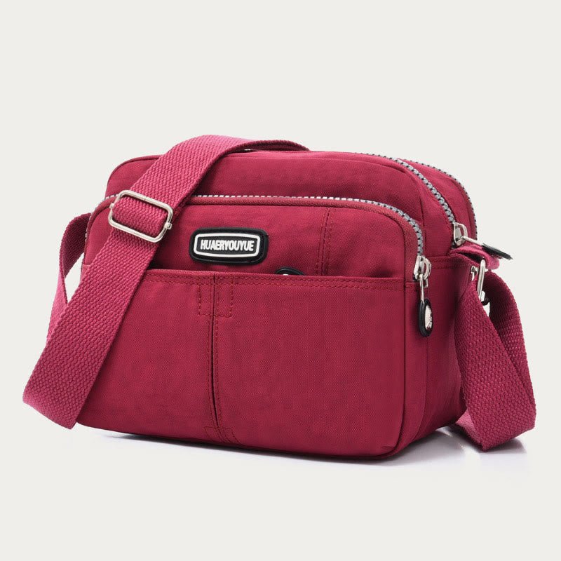 Casual Crossbody Bag for Women – Waterproof Triple Layers Nylon Bag - VOTVO