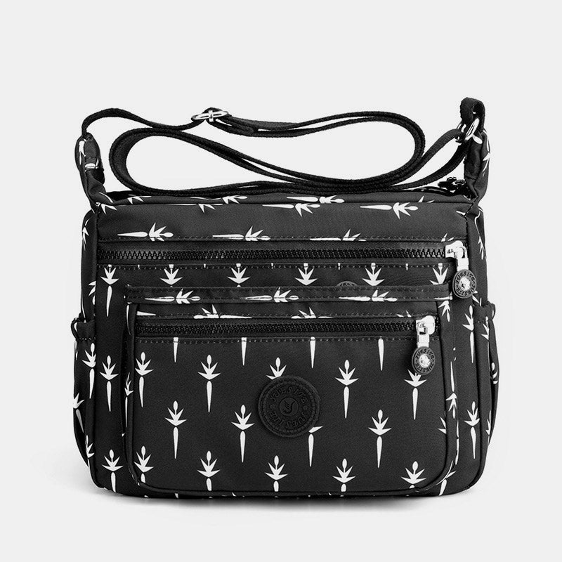 Large Capacity Waterproof Floral Crossbody Bag for Women – Stylish Shoulder Bag with Multiple Pockets - VOTVO