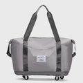 Tote Bag for Travel with Pull Rod & Oblique Folding Storage – Large Capacity Nylon Travel Sleeve - VOTVO