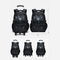 Rolling Wheels Backpack for Teens & Students – Multifunctional Travel Bookbag with Adjustable Straps - VOTVO