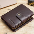 RFID GenuineLeather Multi - Card Buckle Wallet - VOTVO