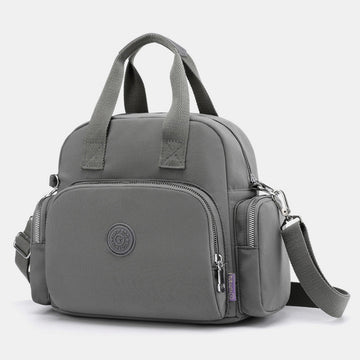 3 - Way Use Backpack with USB Charging Port – Versatile Nylon Travel & School Bag for Women - VOTVO