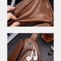 Anti - theft Slim Sling Bag for Men | Genuine Leather Crossbody Chest Bag - VOTVO