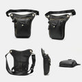 Genuine Leather Retro Sport Waist Bag – Classic Style Meets Practical Functionality - VOTVO