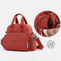3 - Way Use Backpack with USB Charging Port – Versatile Nylon Travel & School Bag for Women - VOTVO