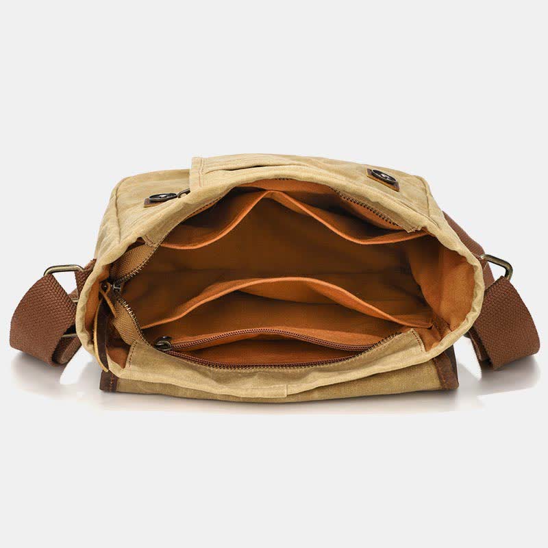 Retro Casual Shoulder Bag: Classic and Creative Design in High Quality Canvas - VOTVO