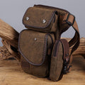 Durable Leg Bag for Men – Vertical Outdoor Sports Canvas Bag with Adjustable Strap - VOTVO