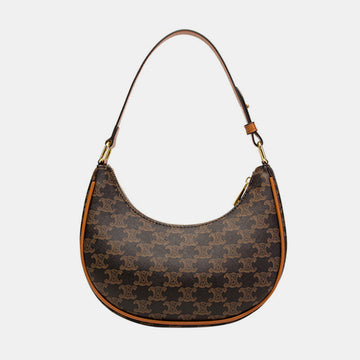 Retro Mini Dumpling Shoulder Bag – Classic PU Leather Clutch Handbag with Zipper Closure