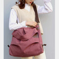 Large Capacity Canvas Handbag for Women – Crossbody Tote & Hobo Bag - VOTVO