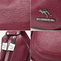 Women’s Soft Leather Double Compartment Crossbody Bag – Stylish & Practical Shoulder Bag - VOTVO